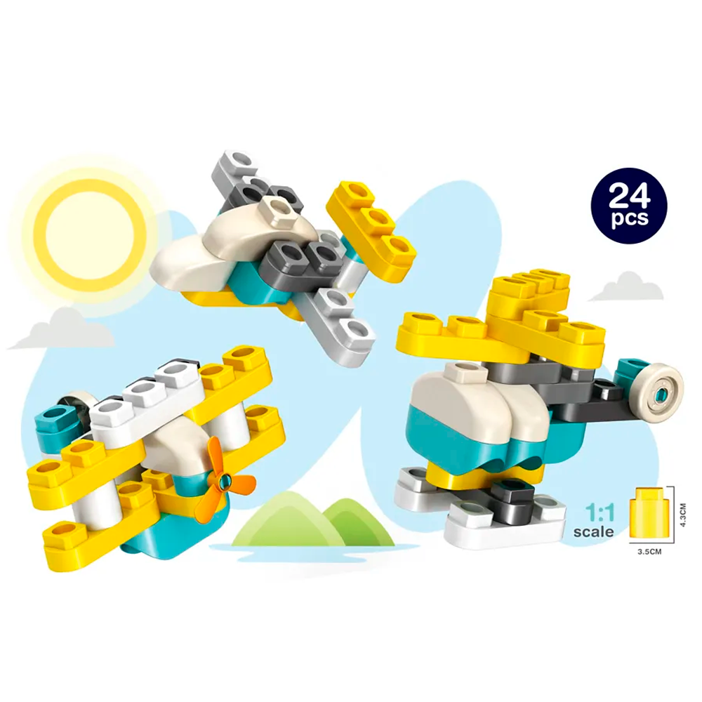 BLOCKS WORLD AVIONES 3 EN 1- CUTE KOALA - IRION Juguetería - BLOCKS WORLD AVIONES 3 EN 1- CUTE KOALA - IRION Juguetería -